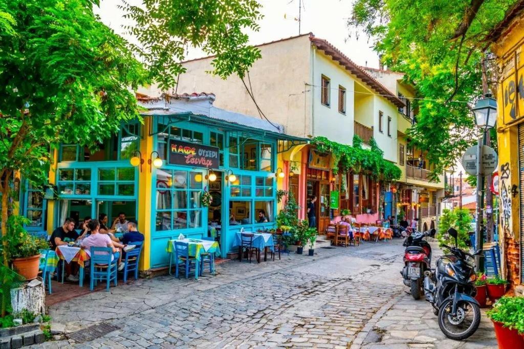Ferienwohnung Retro Boutique Apt W Balcony In Historical Area Thessaloniki Exterior foto
